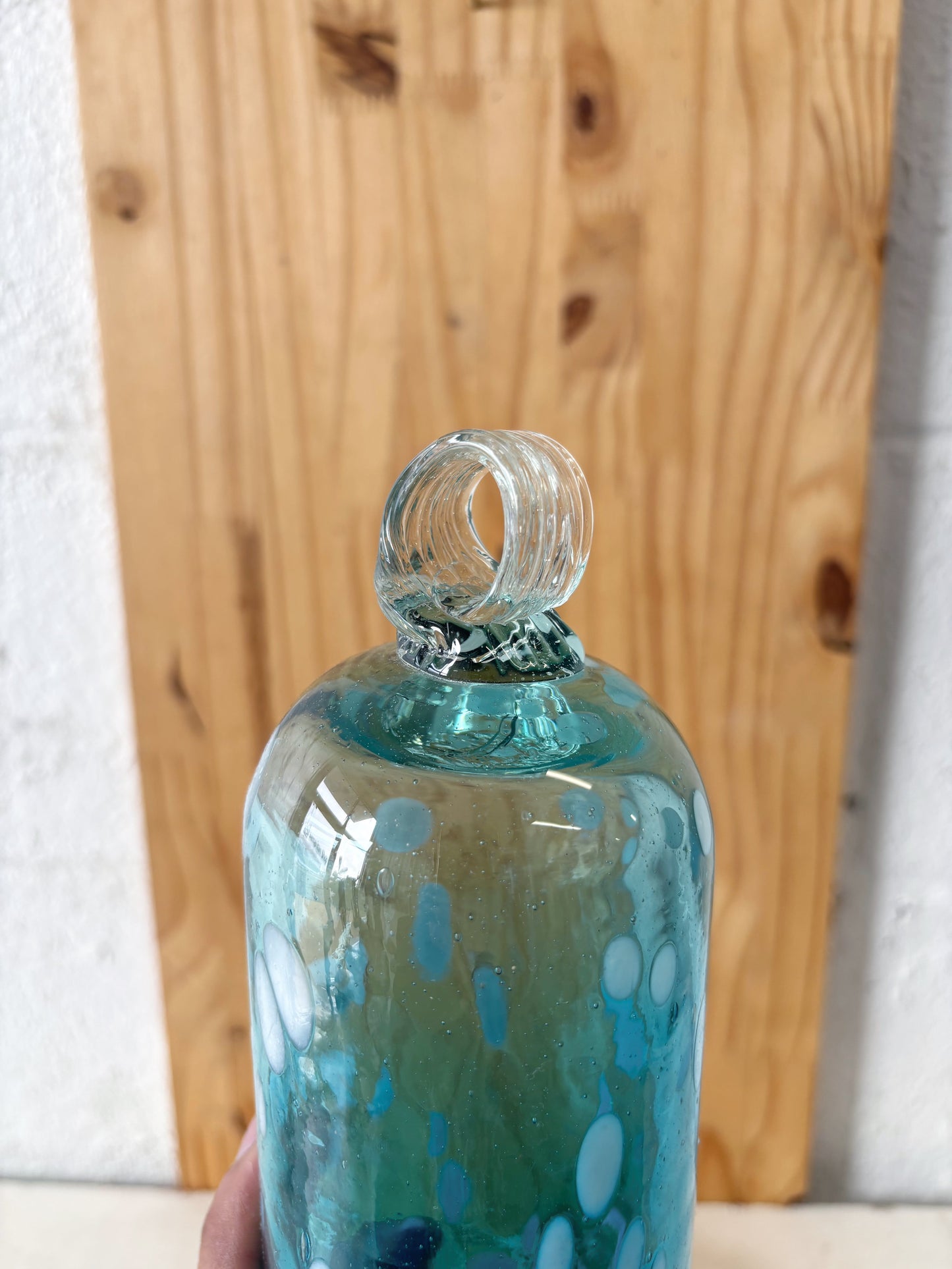 Hand Blown Blue Glass (Local Pickup Only)