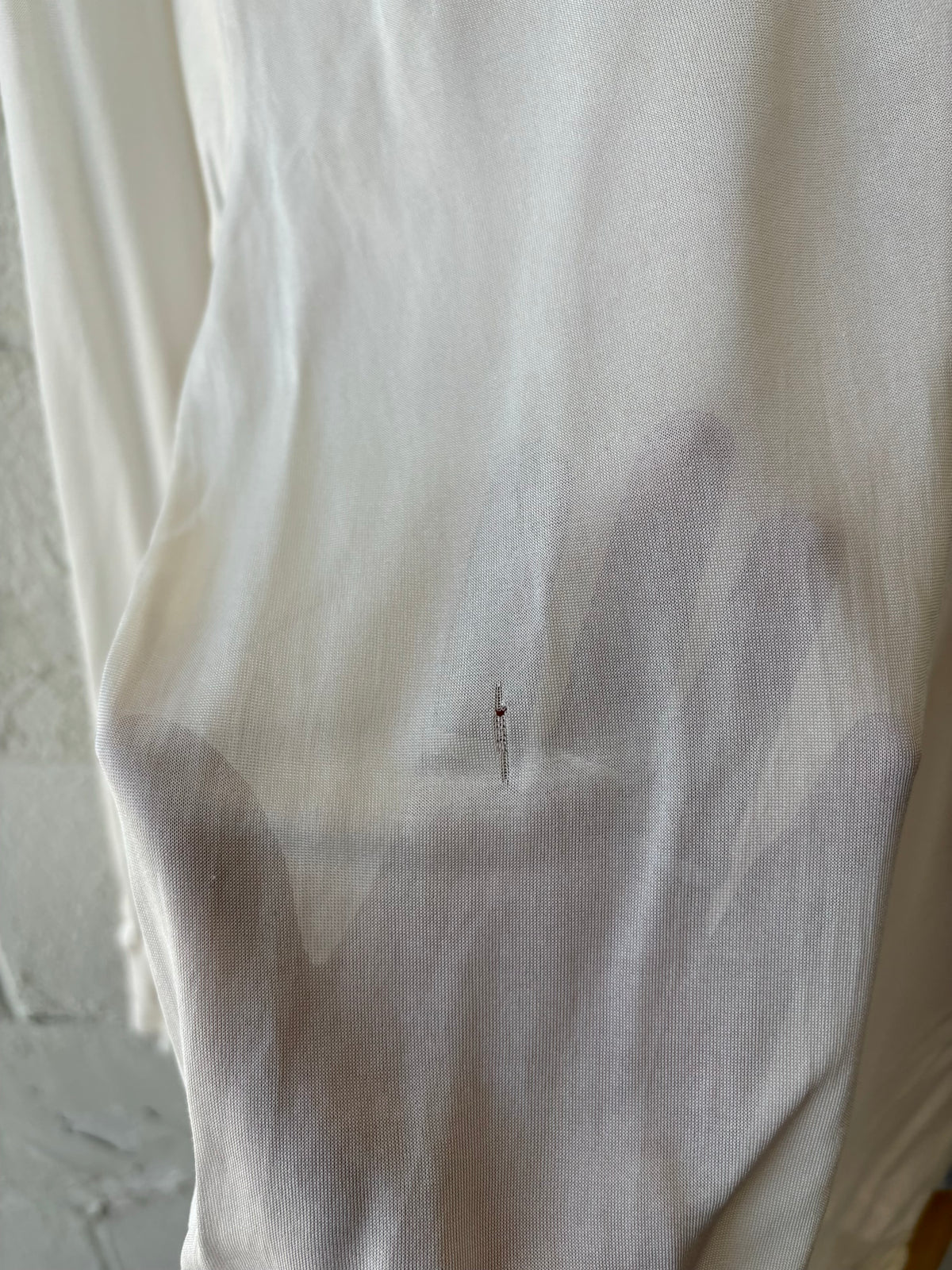 Vtg Silk Thermal Long Sleeve : L