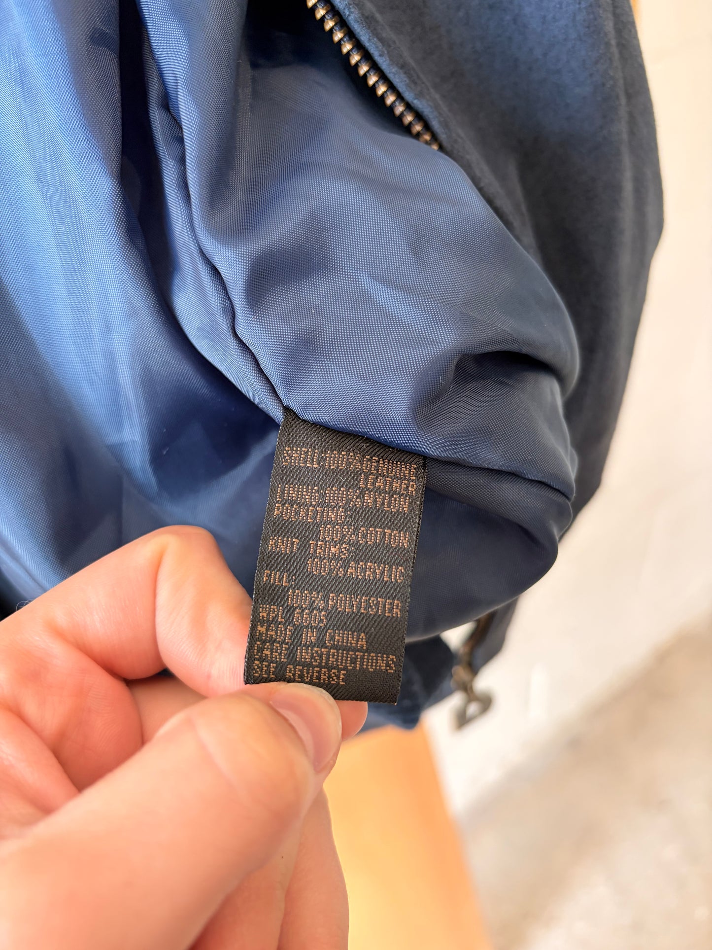Paramount Leather Bomber Jacket : M