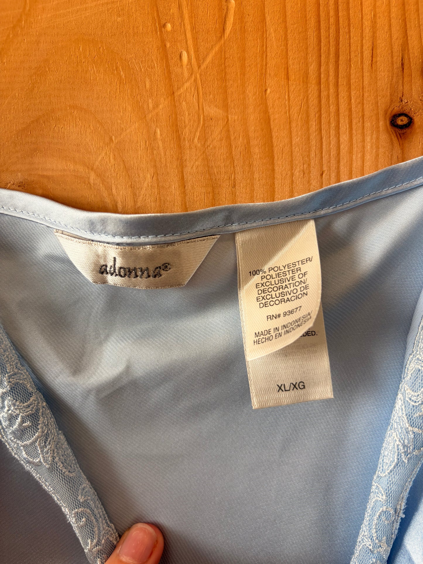 Light Blue Slip Dress : XL
