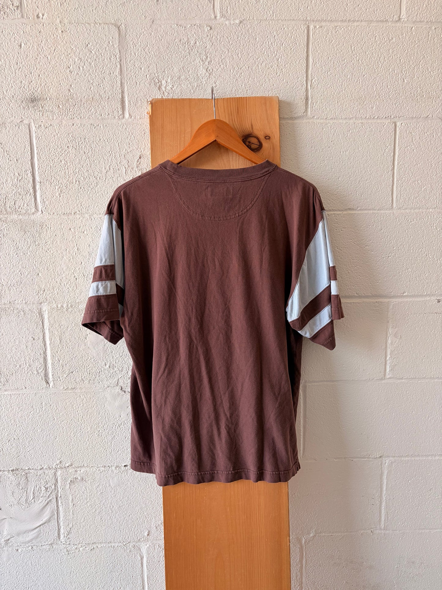 Brown & Blue Buddha Tee : M