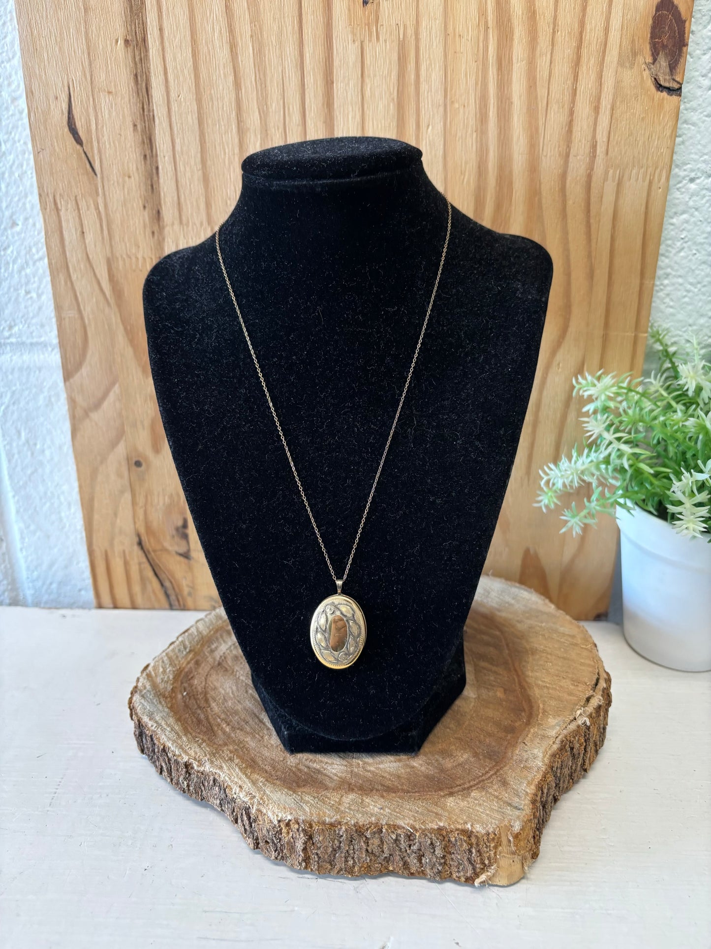 Vtg 925 Locket Necklace
