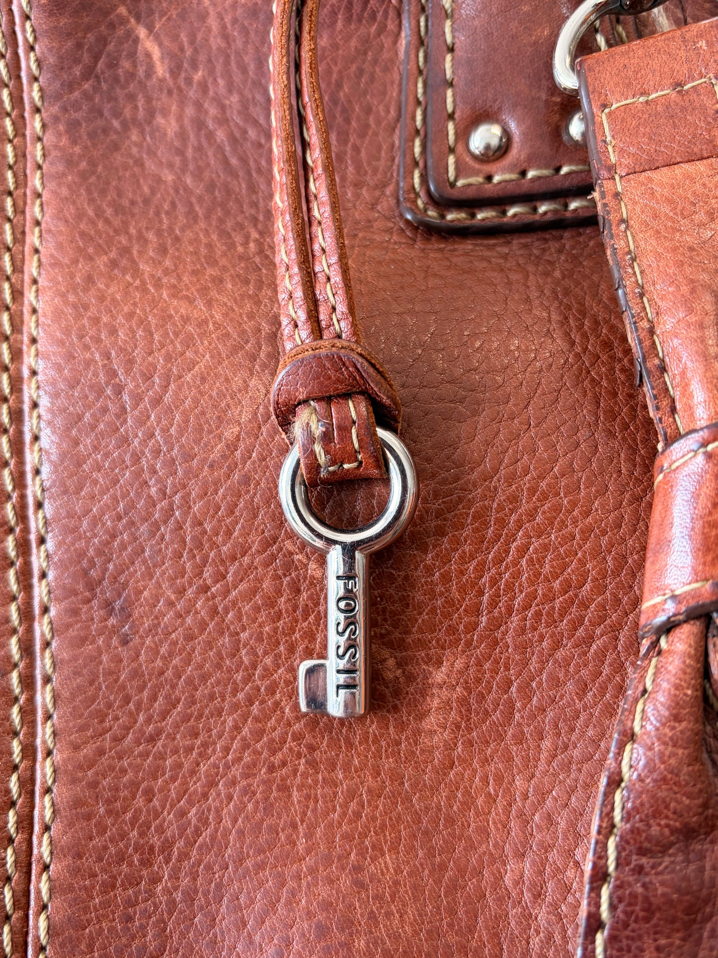 Brown Leather Fossil Purse