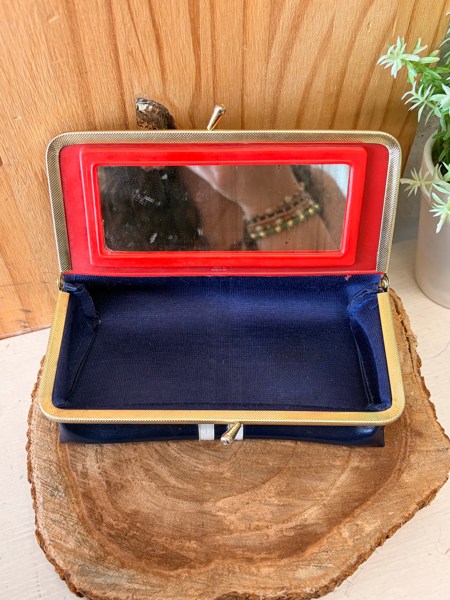 Vtg Mirror Pouch