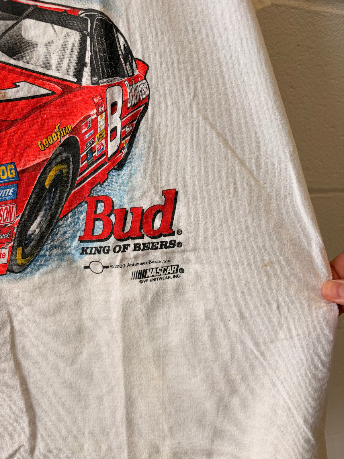 Y2K Dale Earnhardt Jr. NASCAR Tee : M/L (As Is)