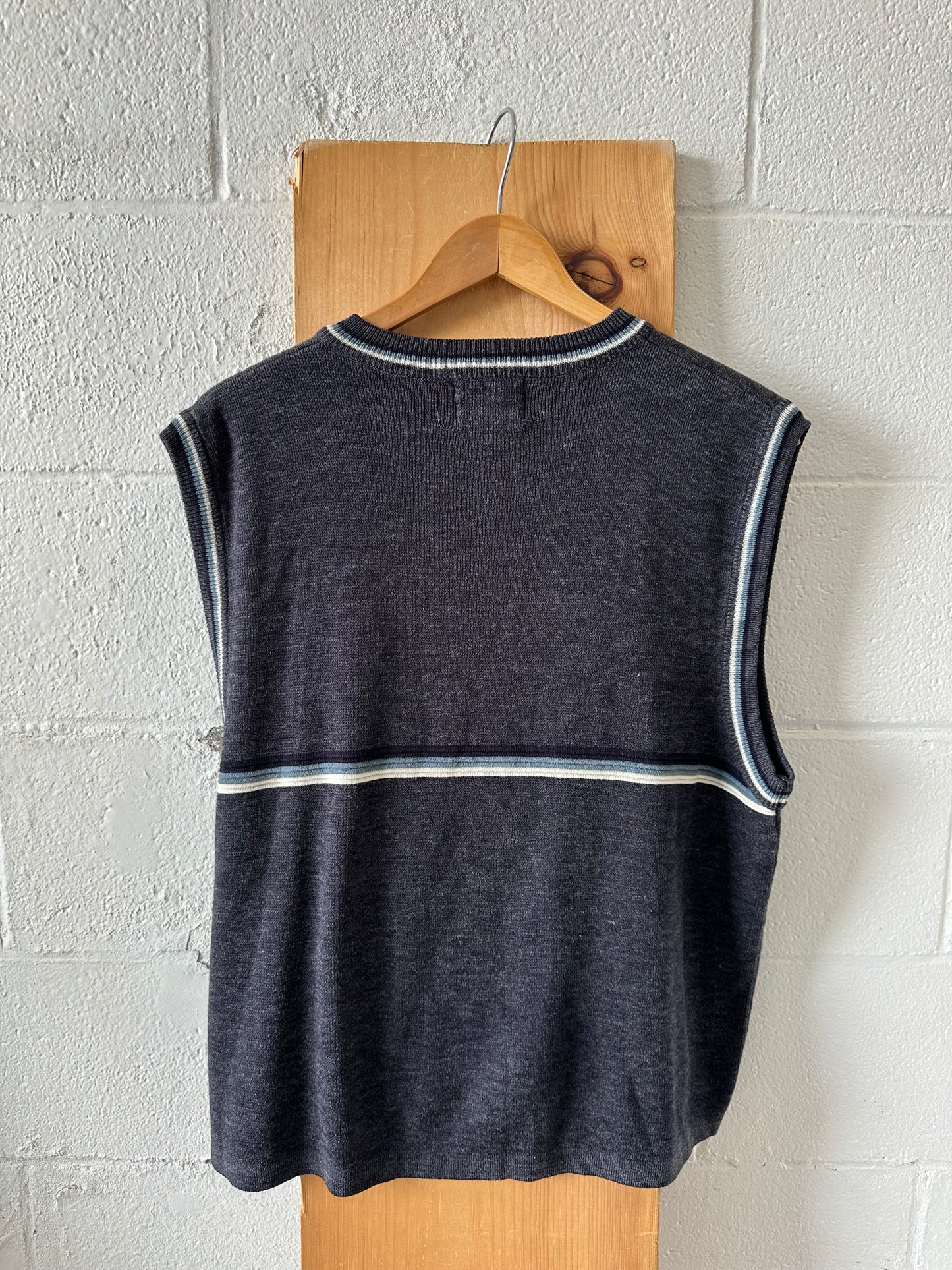 Vtg Sweater Vest : L