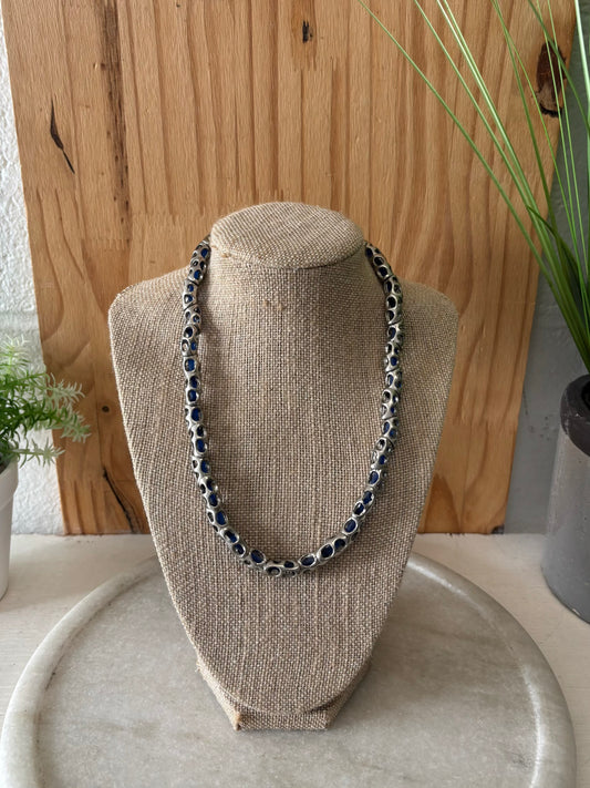Silver Tone Statement Necklace