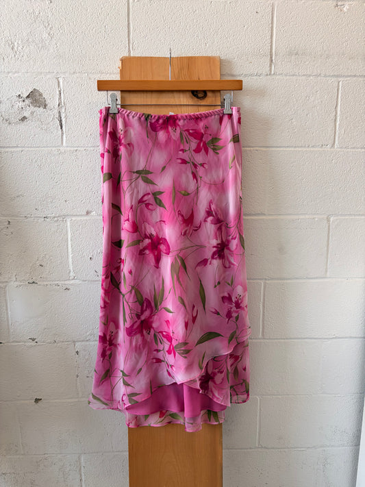Floral Pink Lillies Skirt : 10
