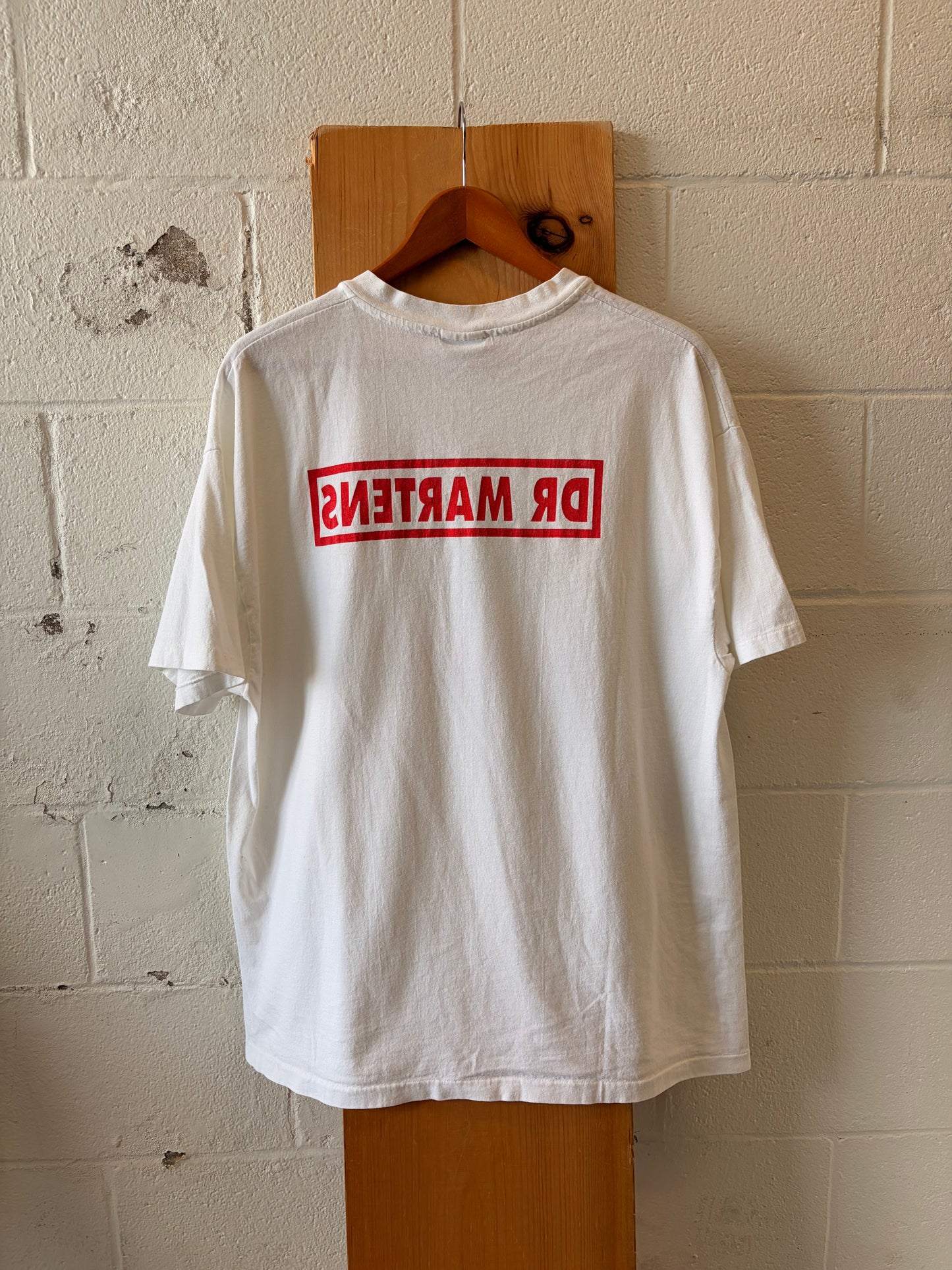 Vtg Single Stitch Dr. Martens Logo Tee : XL