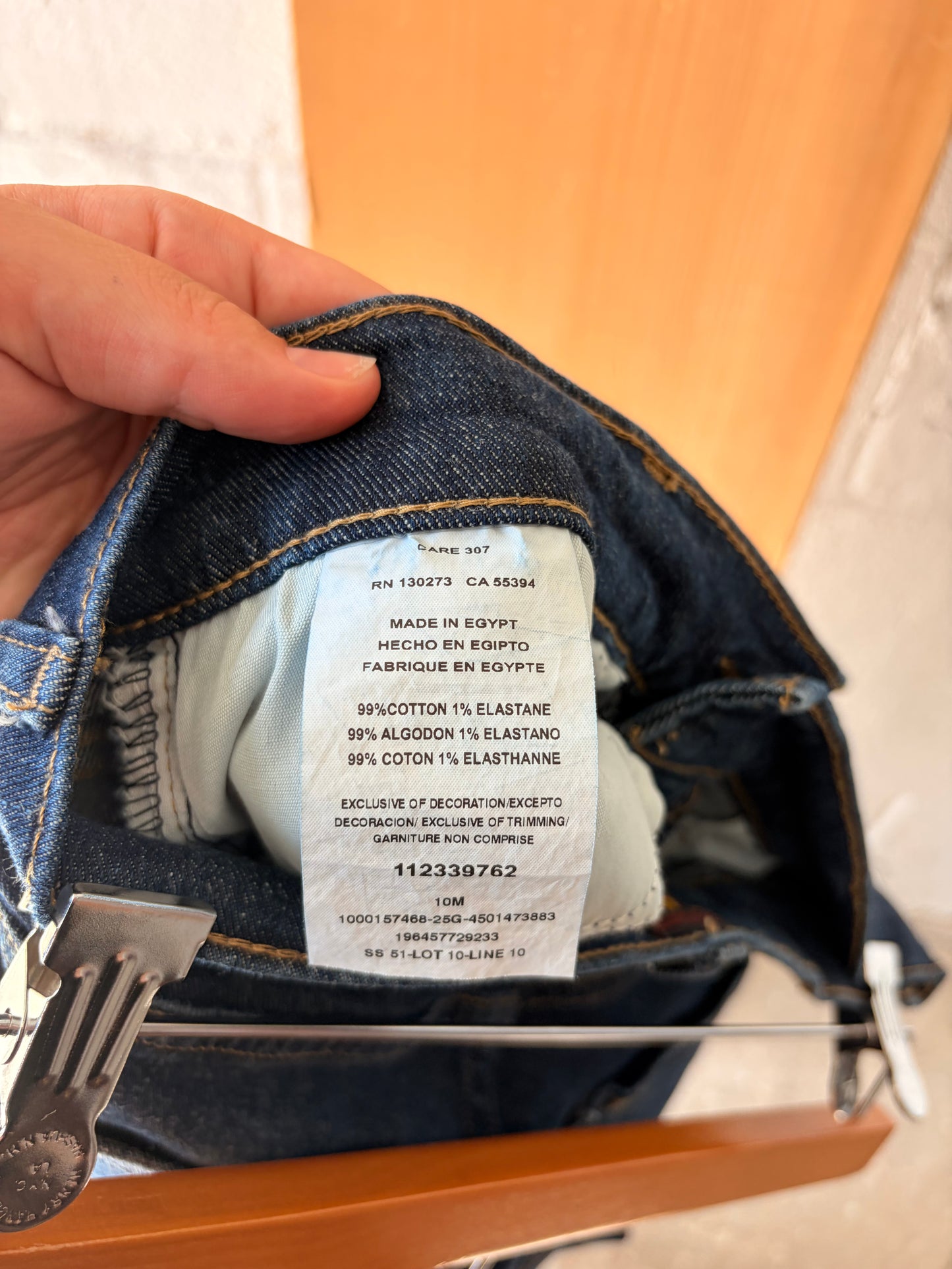 Dark Wash Lee Flare Jeans : 10M