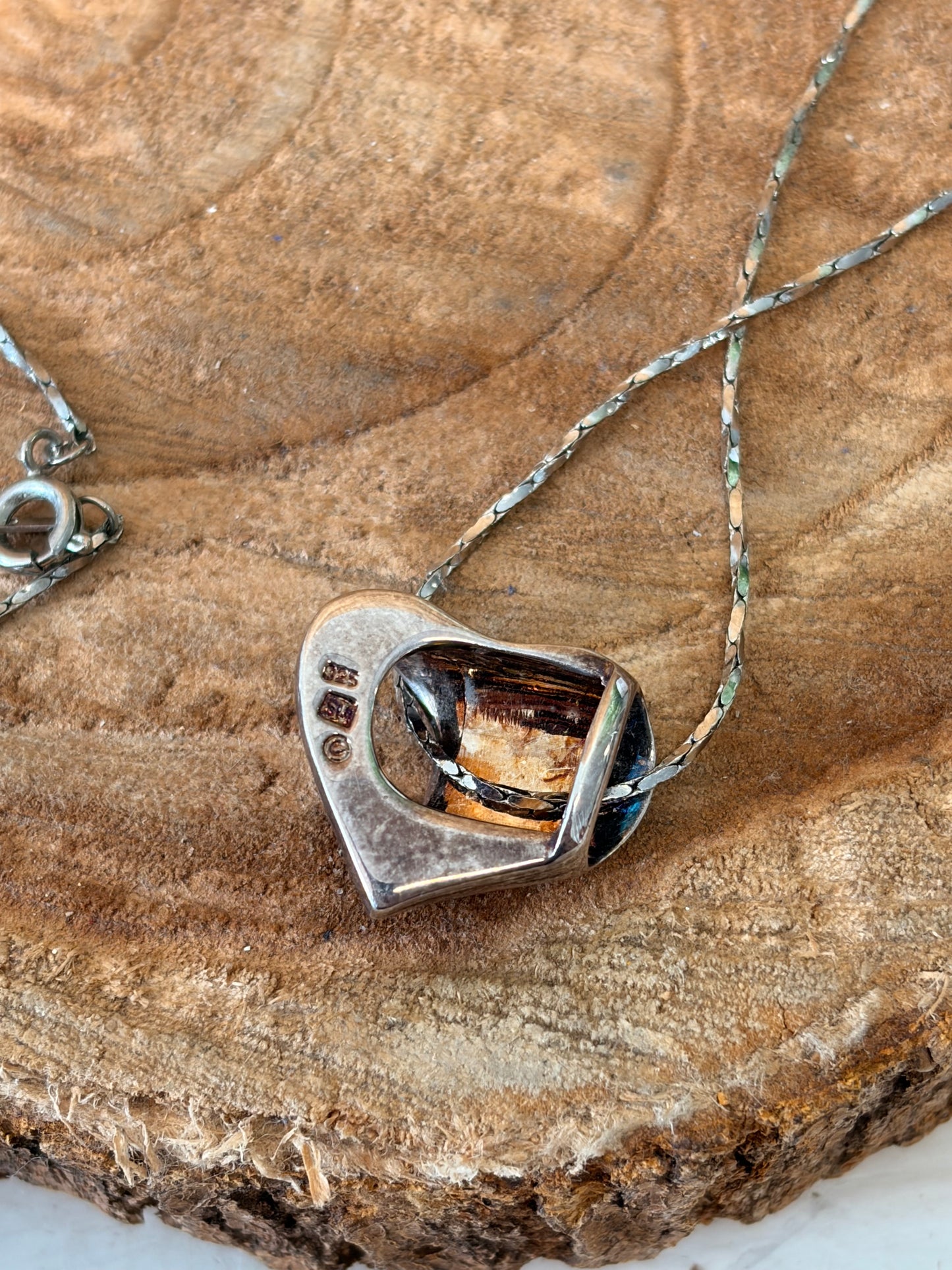 Sterling Heart Pendant Necklace