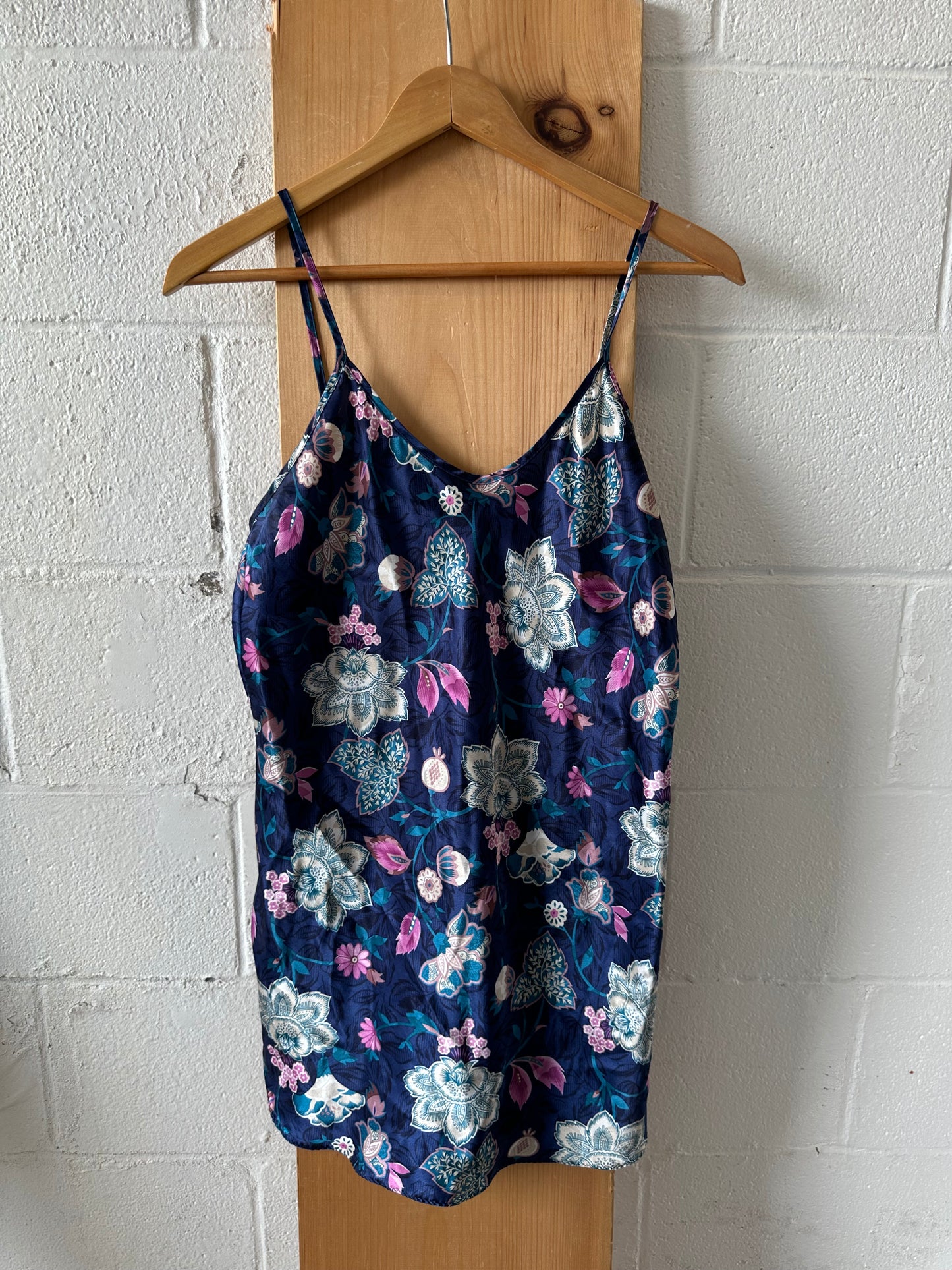 Vtg Floral Slip : S