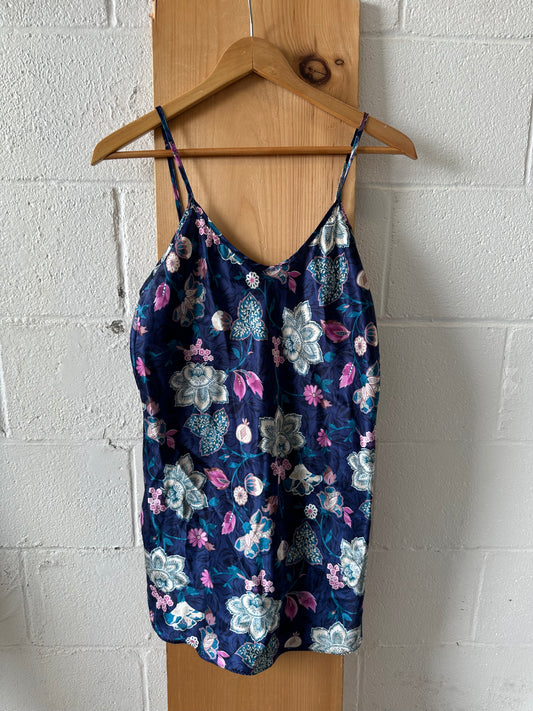 Vtg Floral Slip : S