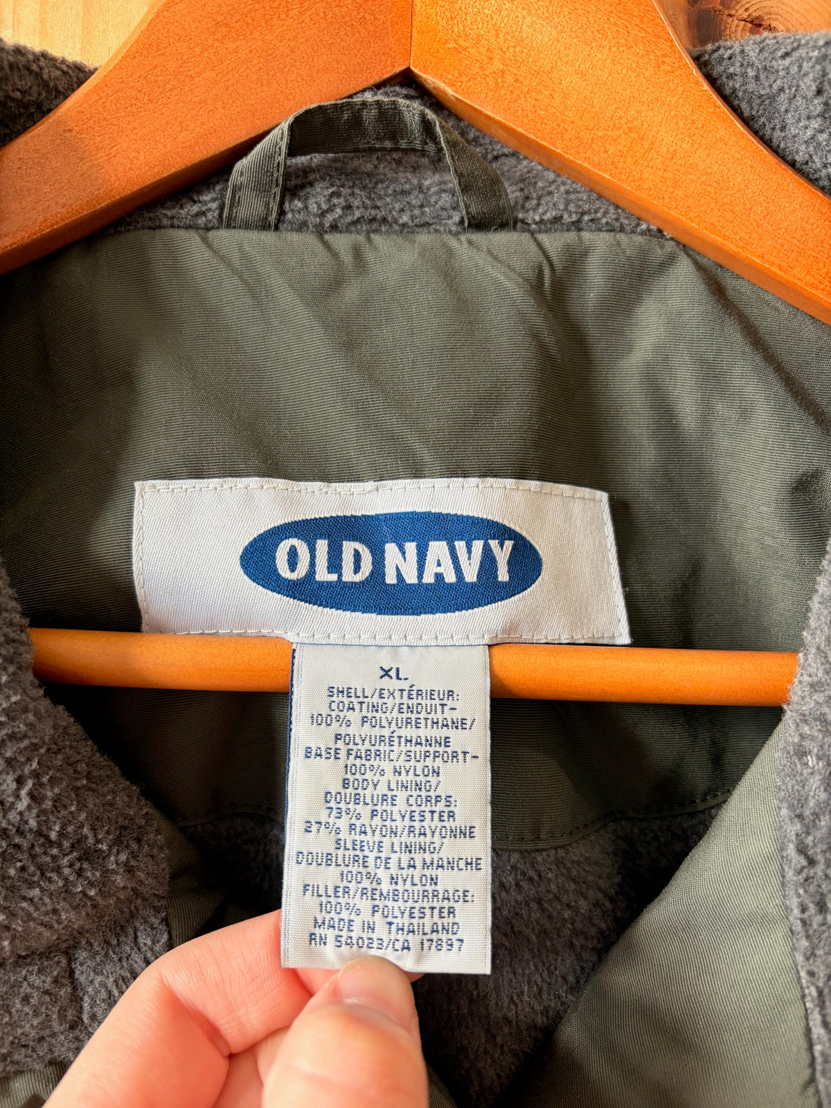 Green Old Navy Zip Up Jacket : XL