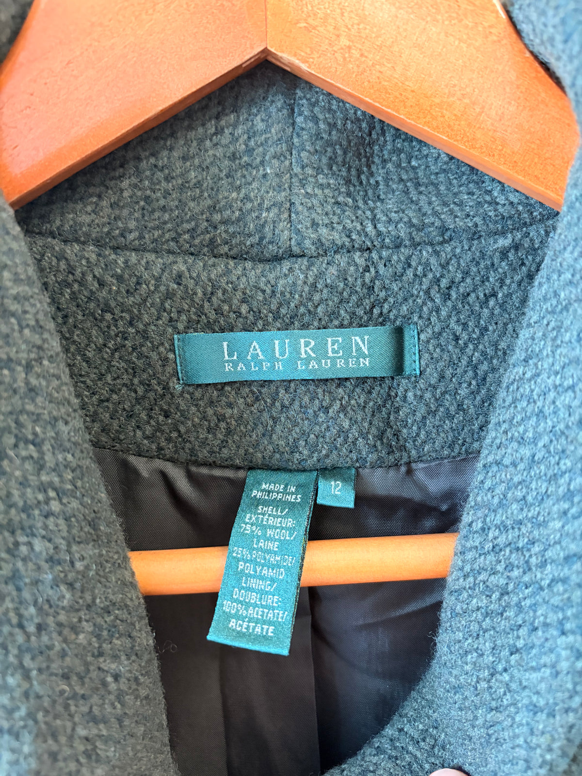 Olive Wool Blend Ralph Lauren Blazer : 12