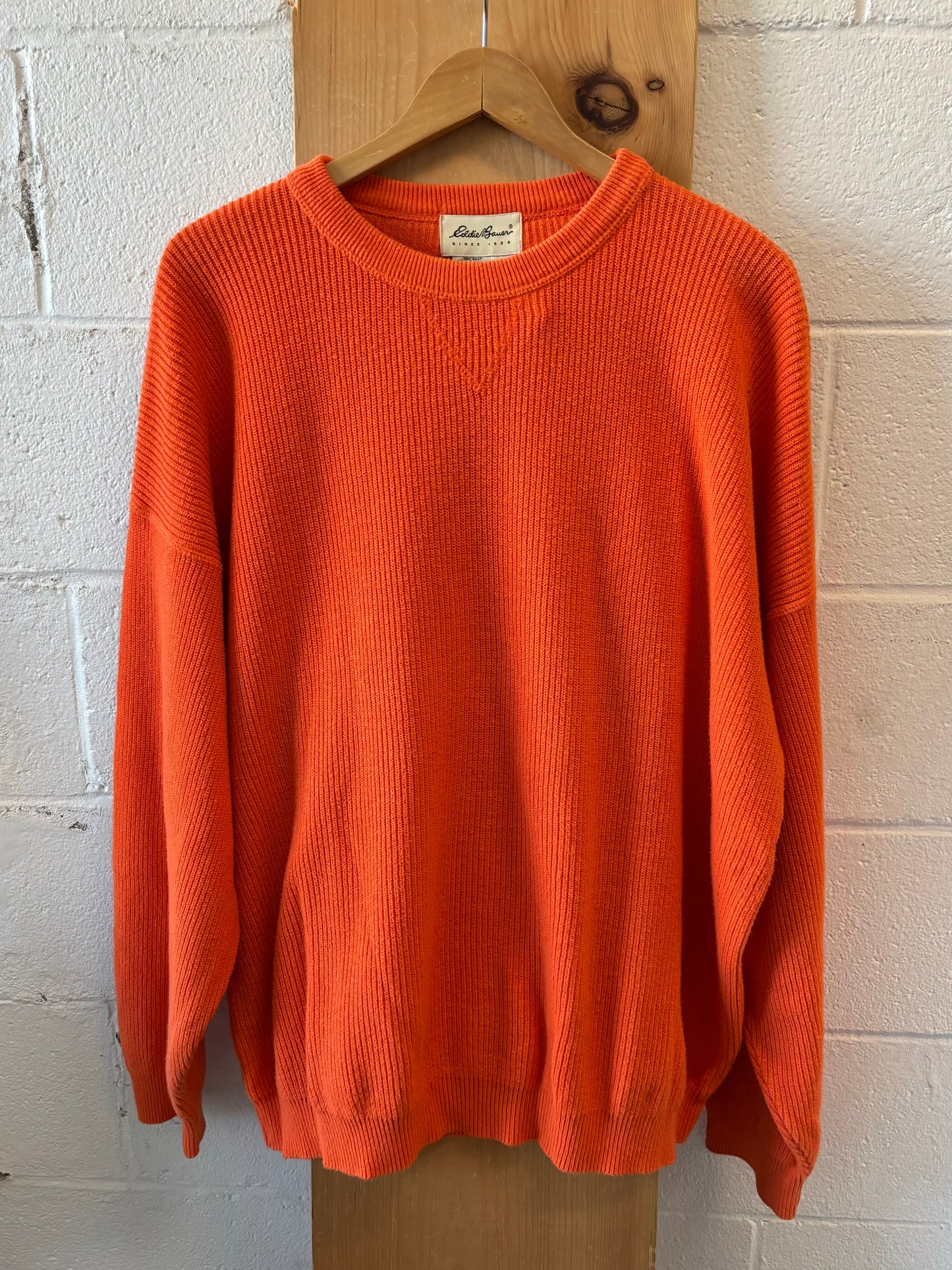 Orange Eddie Bauer Sweater : XL