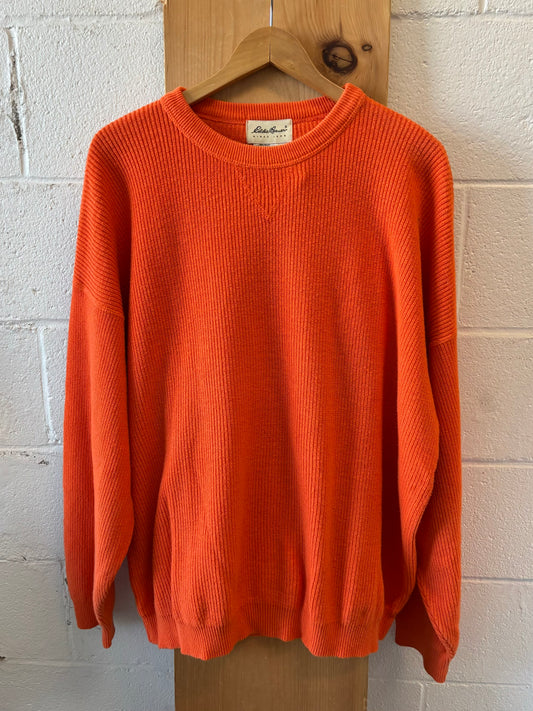 Orange Eddie Bauer Sweater : XL