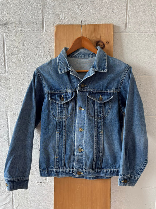 Vtg 80s Tour de France Denim Jacket : ~M/L