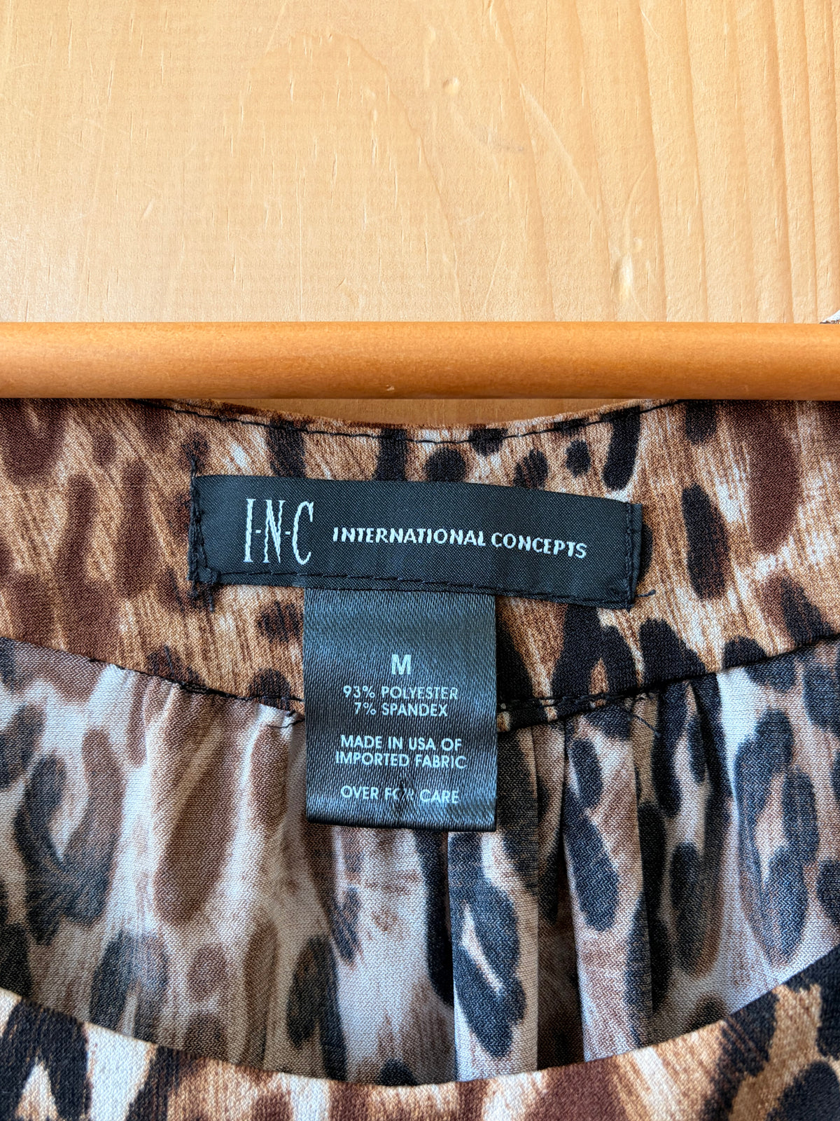 Leopard Print Tank Top : M
