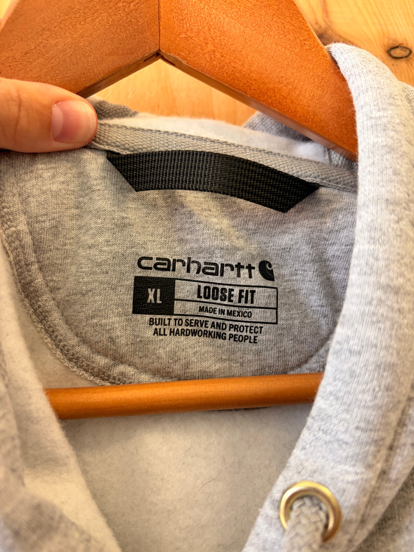Gray Carhartt Hoodie : XL