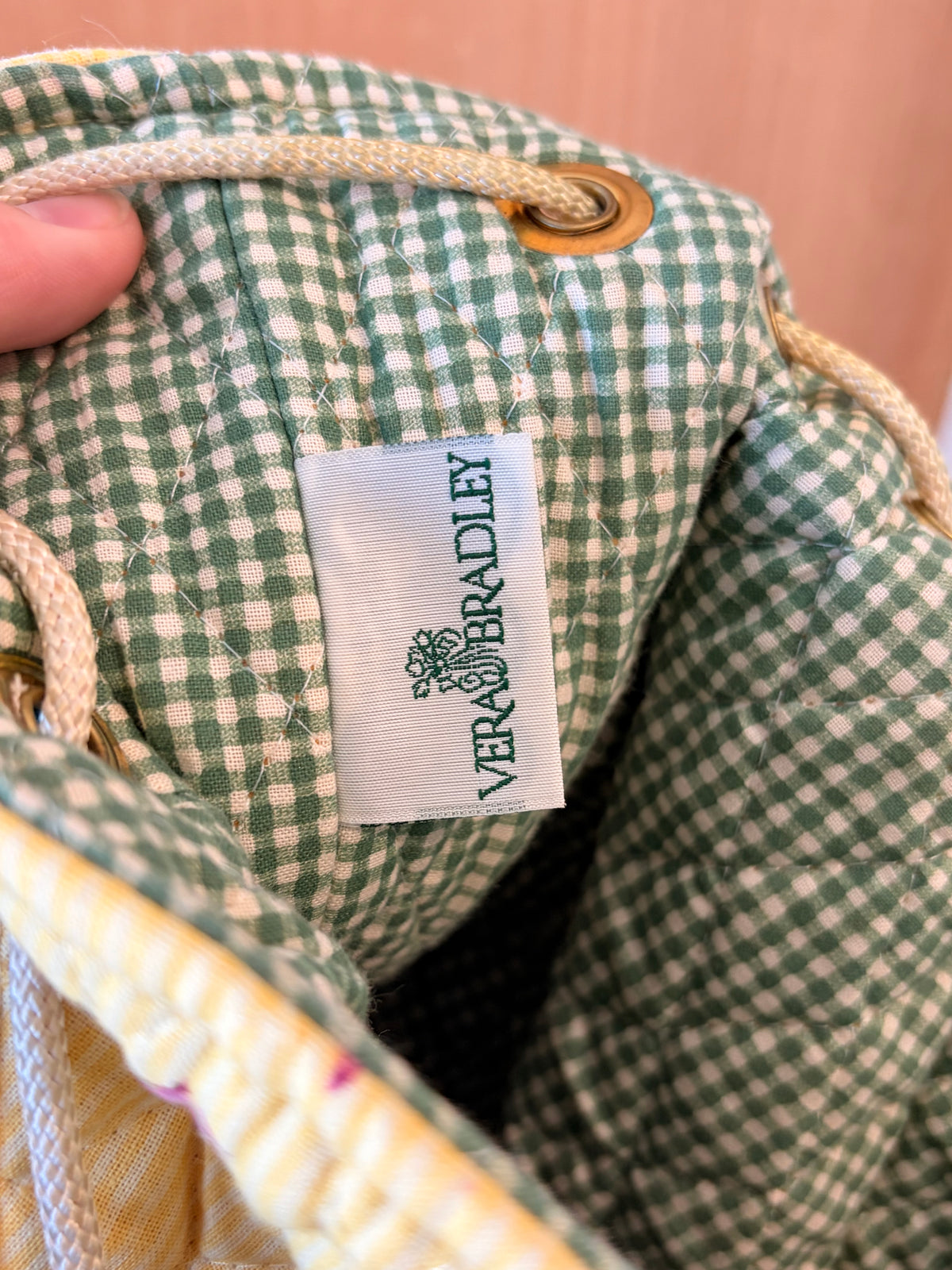 Vtg Vera Bradley Mimi Hope Backpack