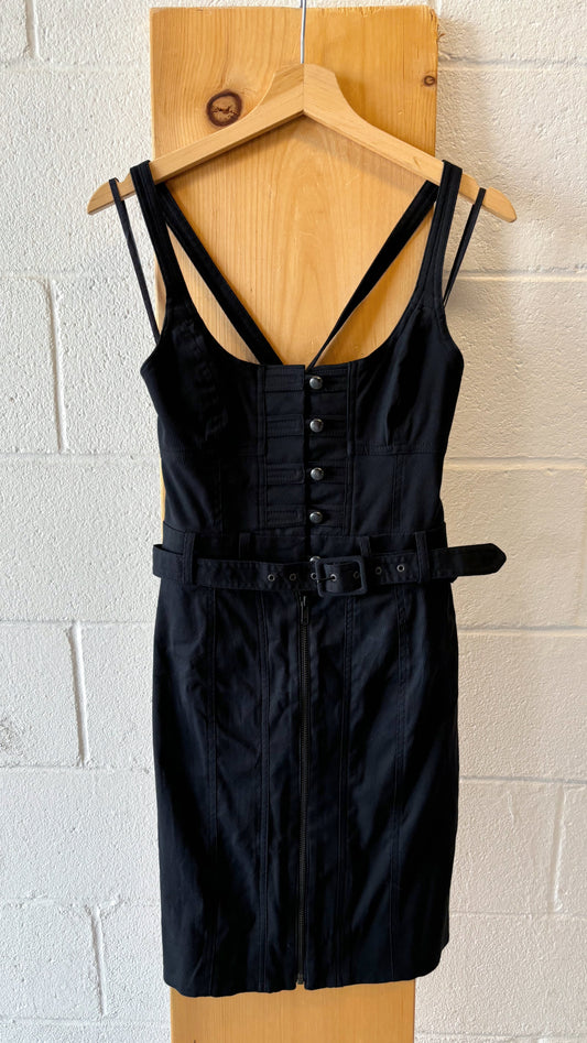 Black Belted Dress : 6