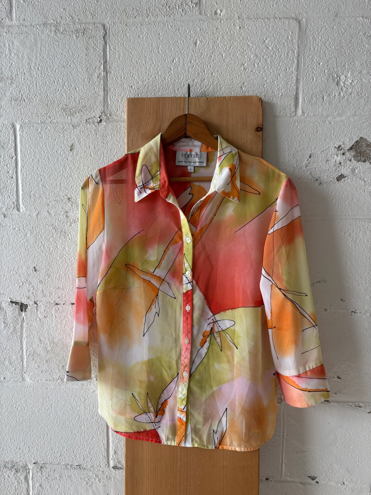Watercolor Top and Skirt Set : 4
