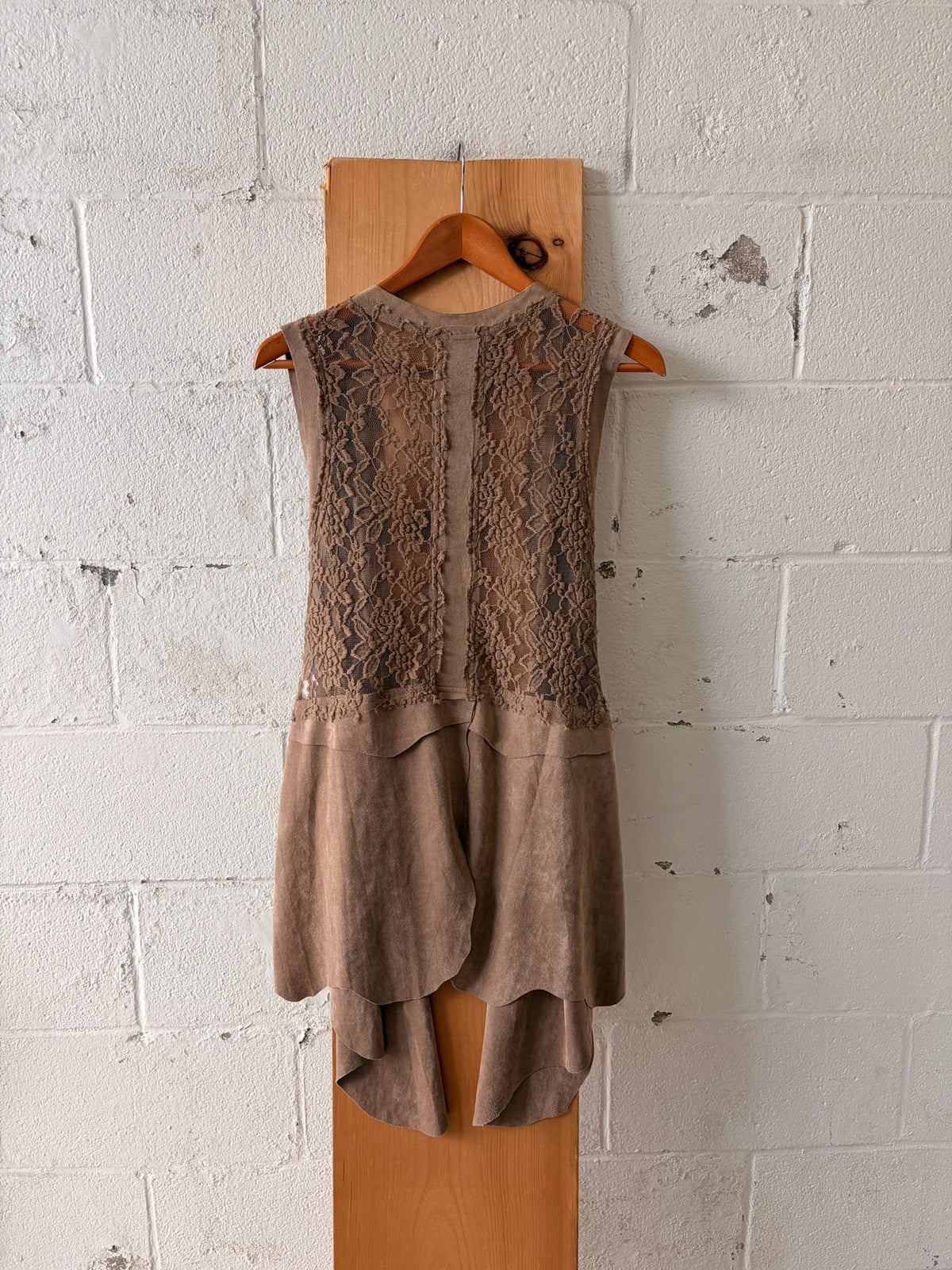 Boho Brown Vest : XL