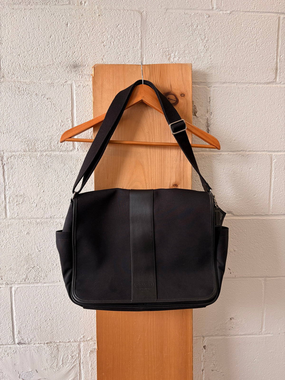 Black Coach Messenger Bag
