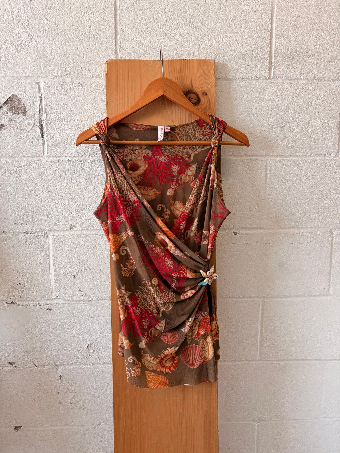 Sea Shell Micro Mesh Tank : L
