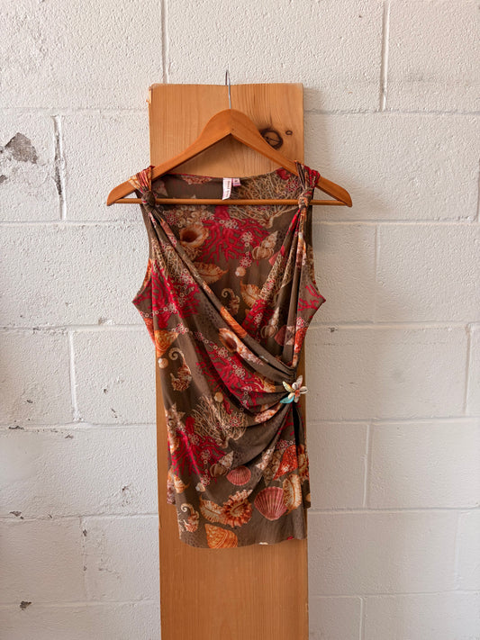 Sea Shell Micro Mesh Tank : L