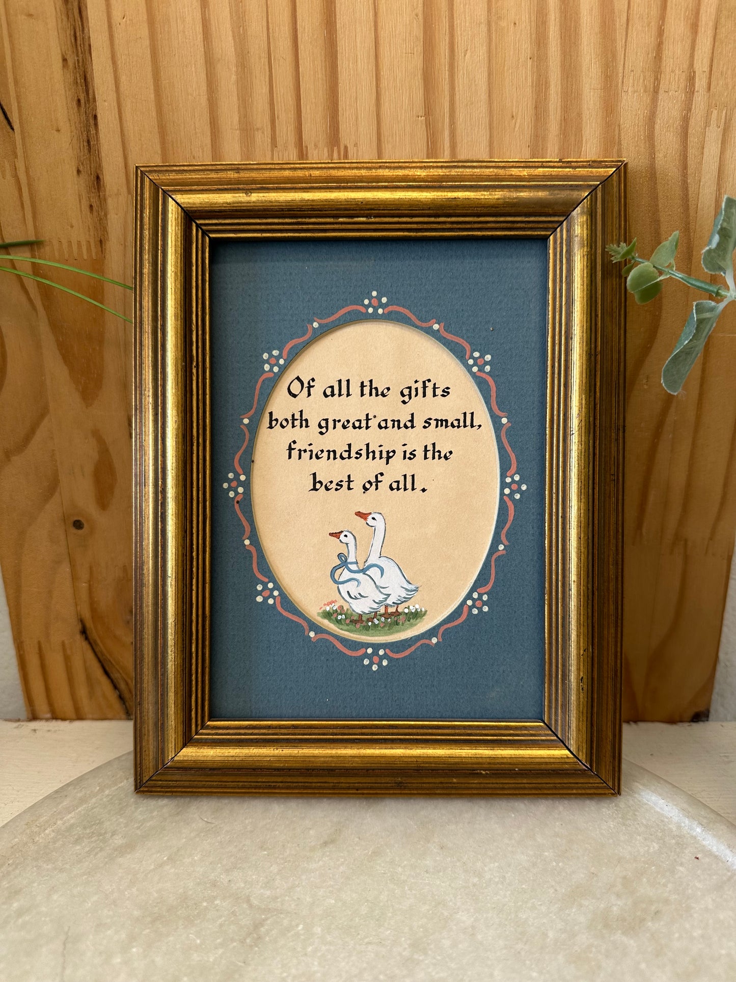 Framed Friendship Print