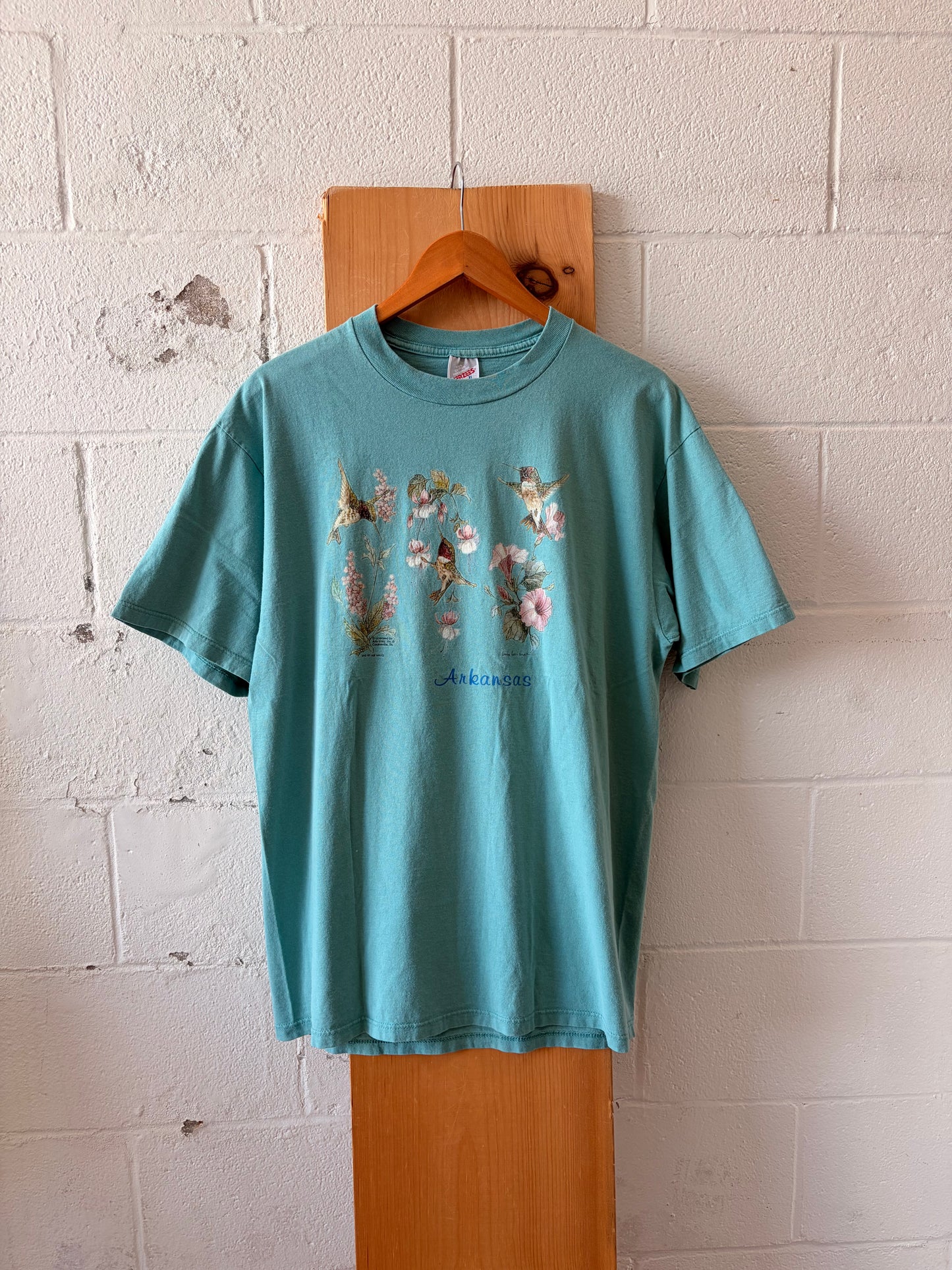 Vtg Hummingbird Arkansas Tee : XL