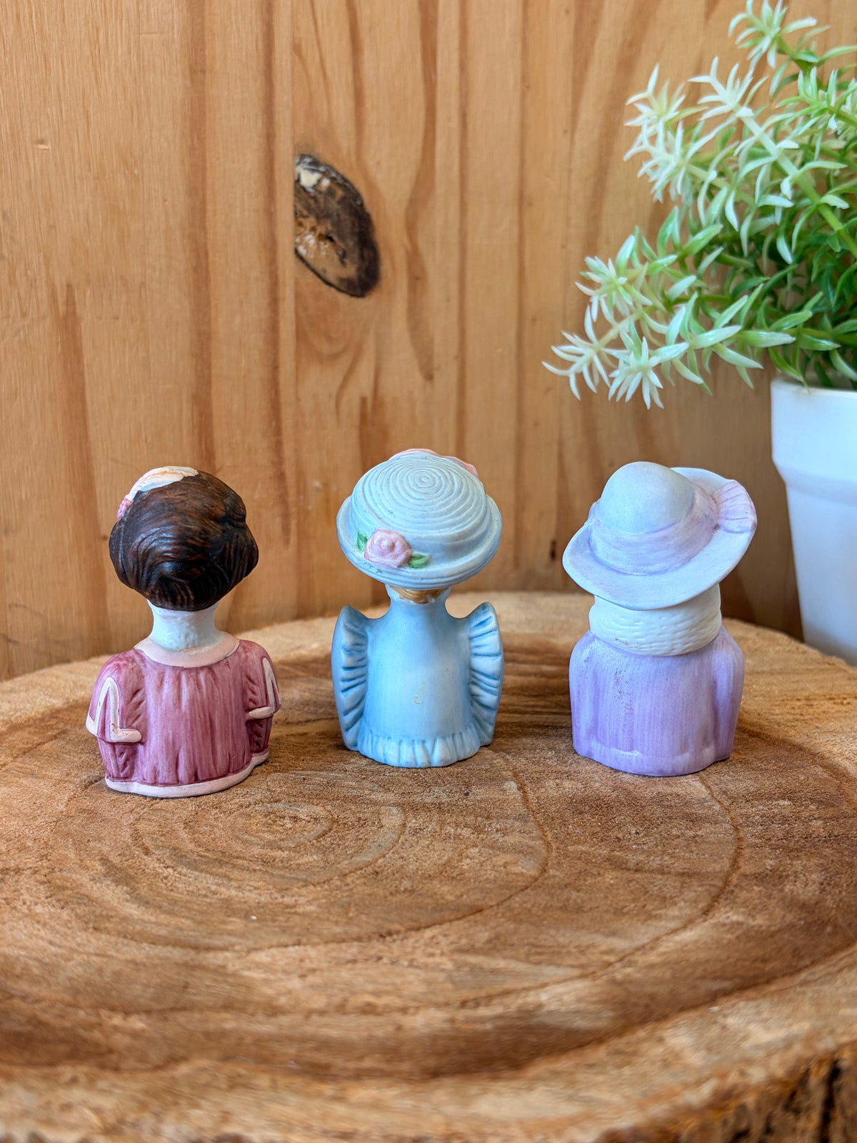 Vtg 80’s Avon Porcelain Bust Trio (Local Pick Up Only)