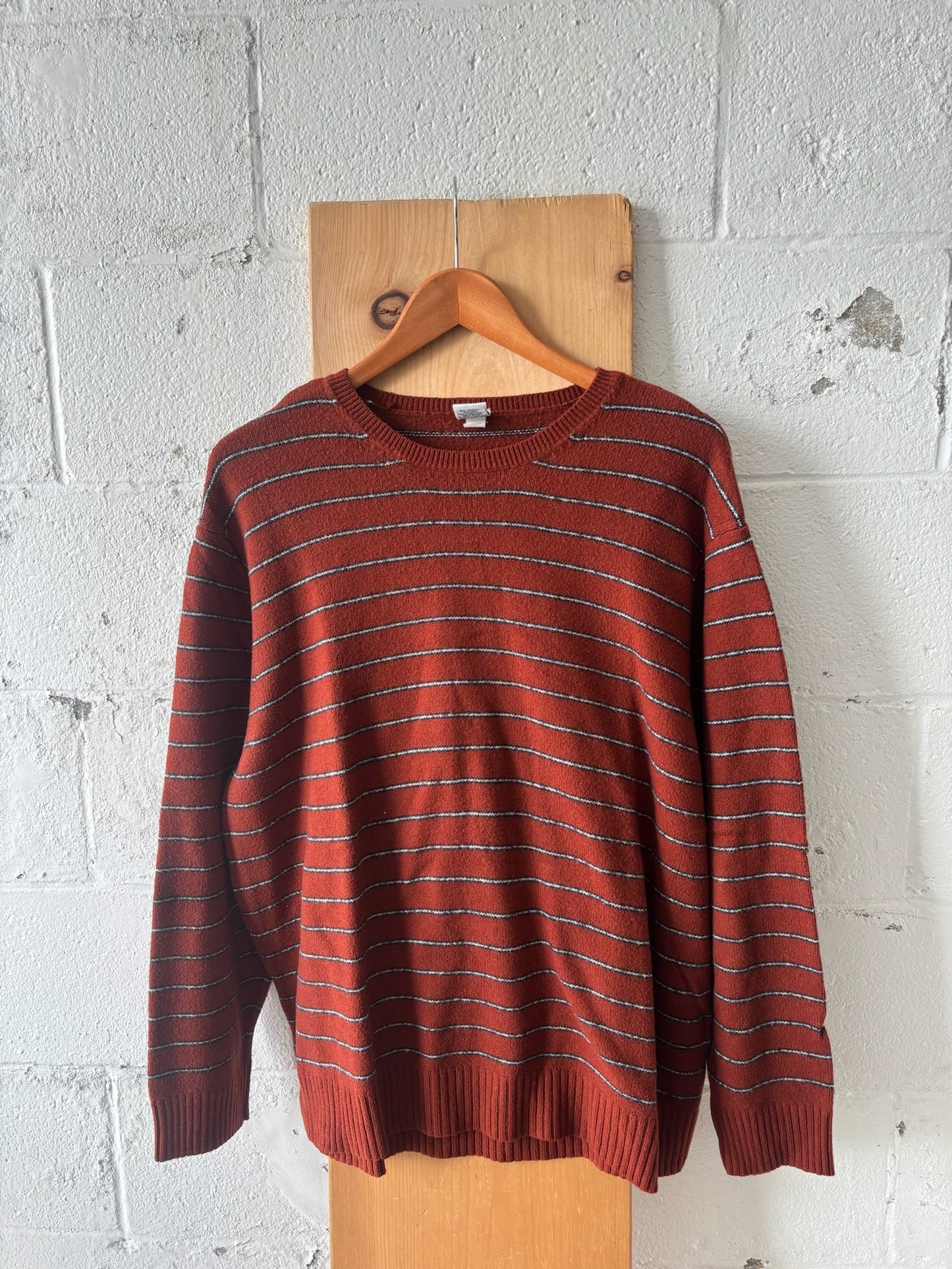 Vtg Old Navy Striped Sweater : 2XL