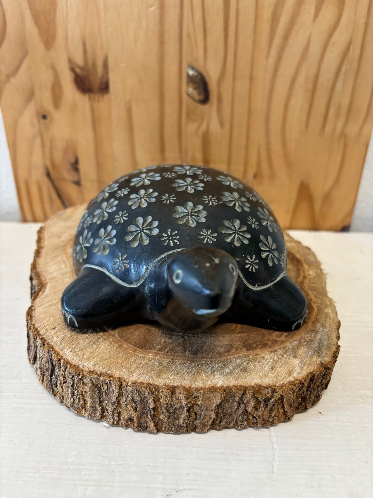 Handcrafted Soapstone Turtle Figurine (Local Pickup Only)