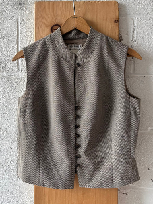 Vtg Button Up Vest : 10