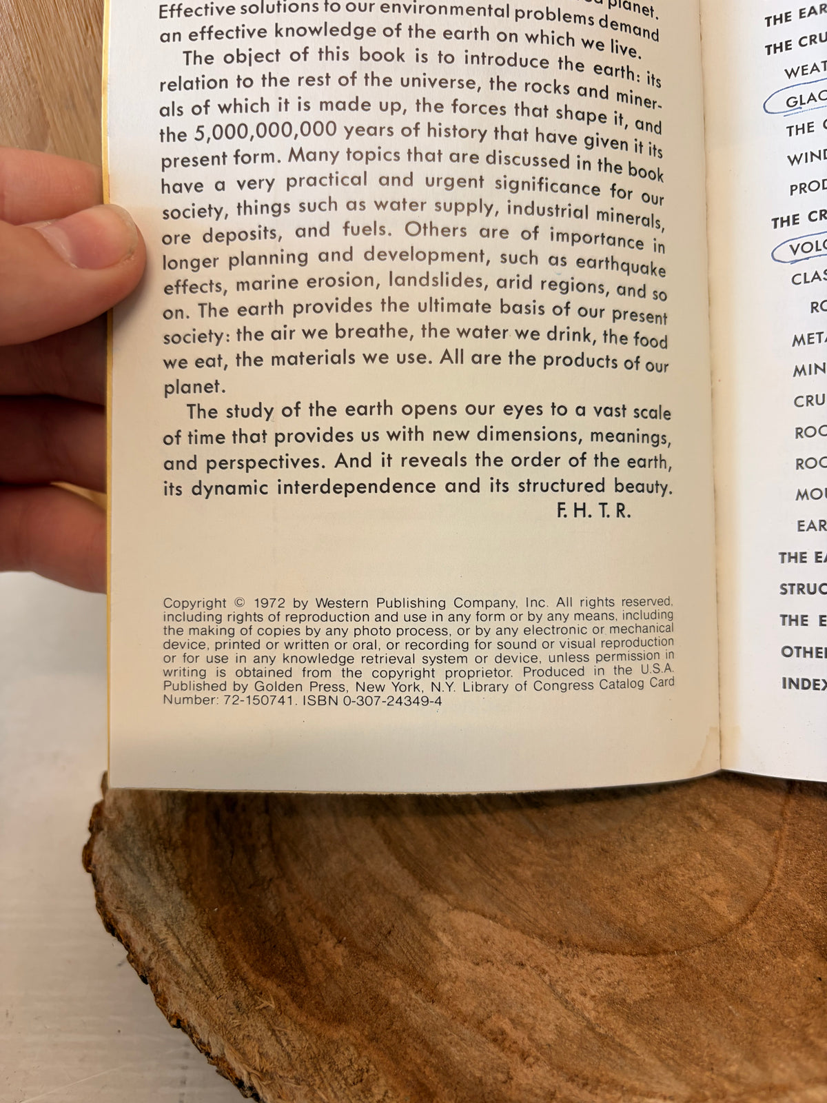 Vtg Little Golden Guide Geology Book