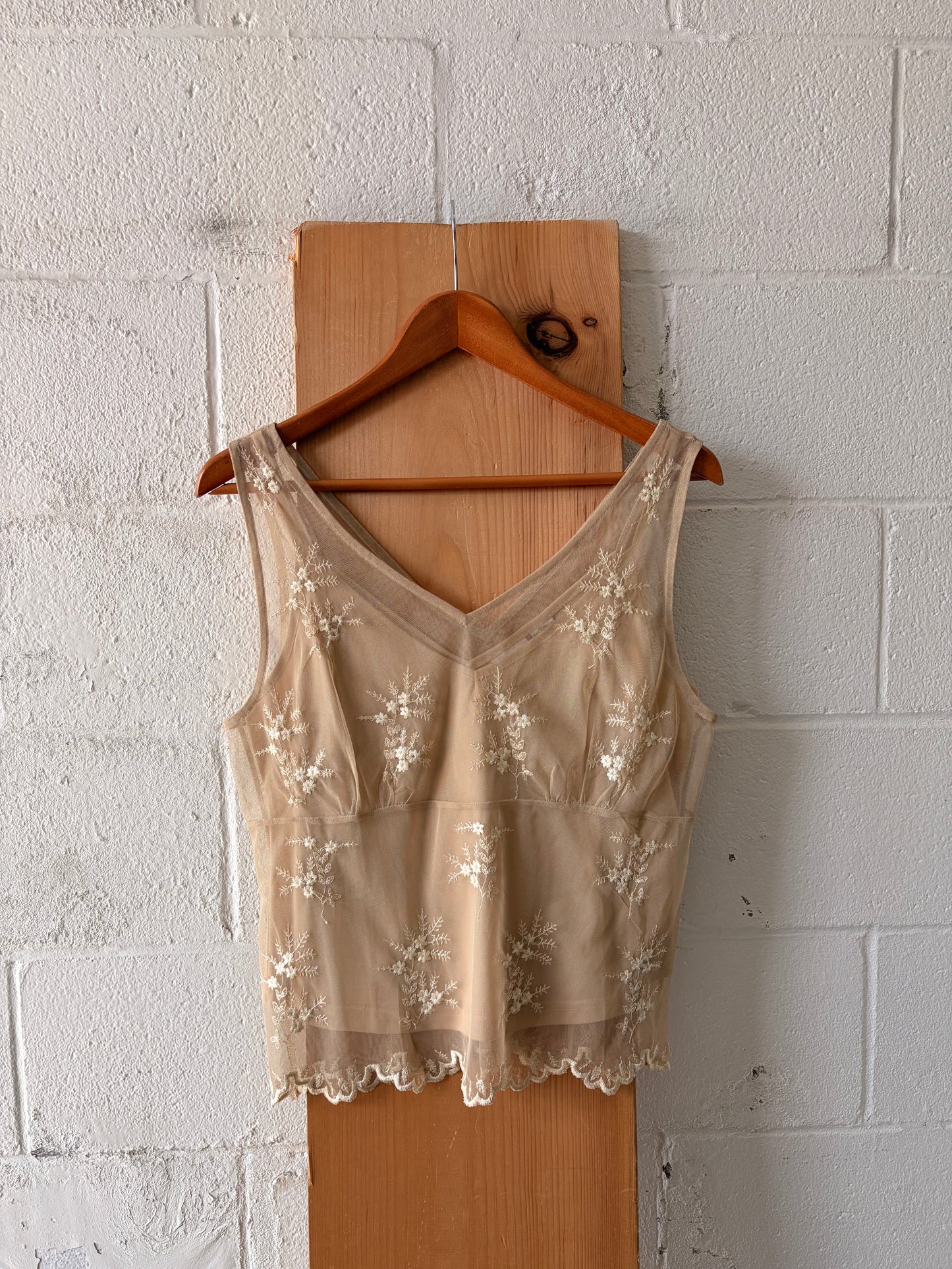 Vtg Lace Layered Tank : 12
