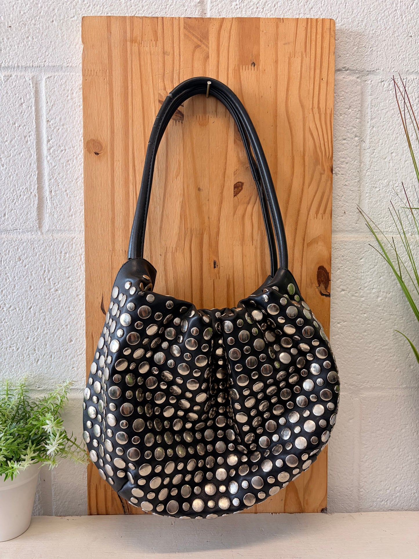 Nine West Studded Hobo Purse