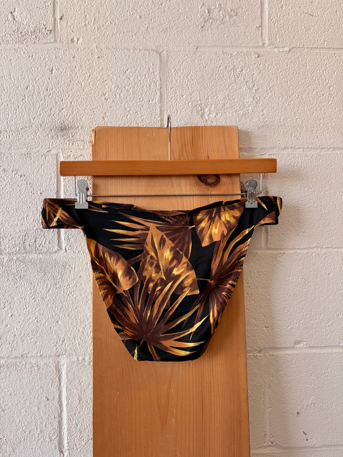 Vtg Neutral Floral Bikini Set : 14/L
