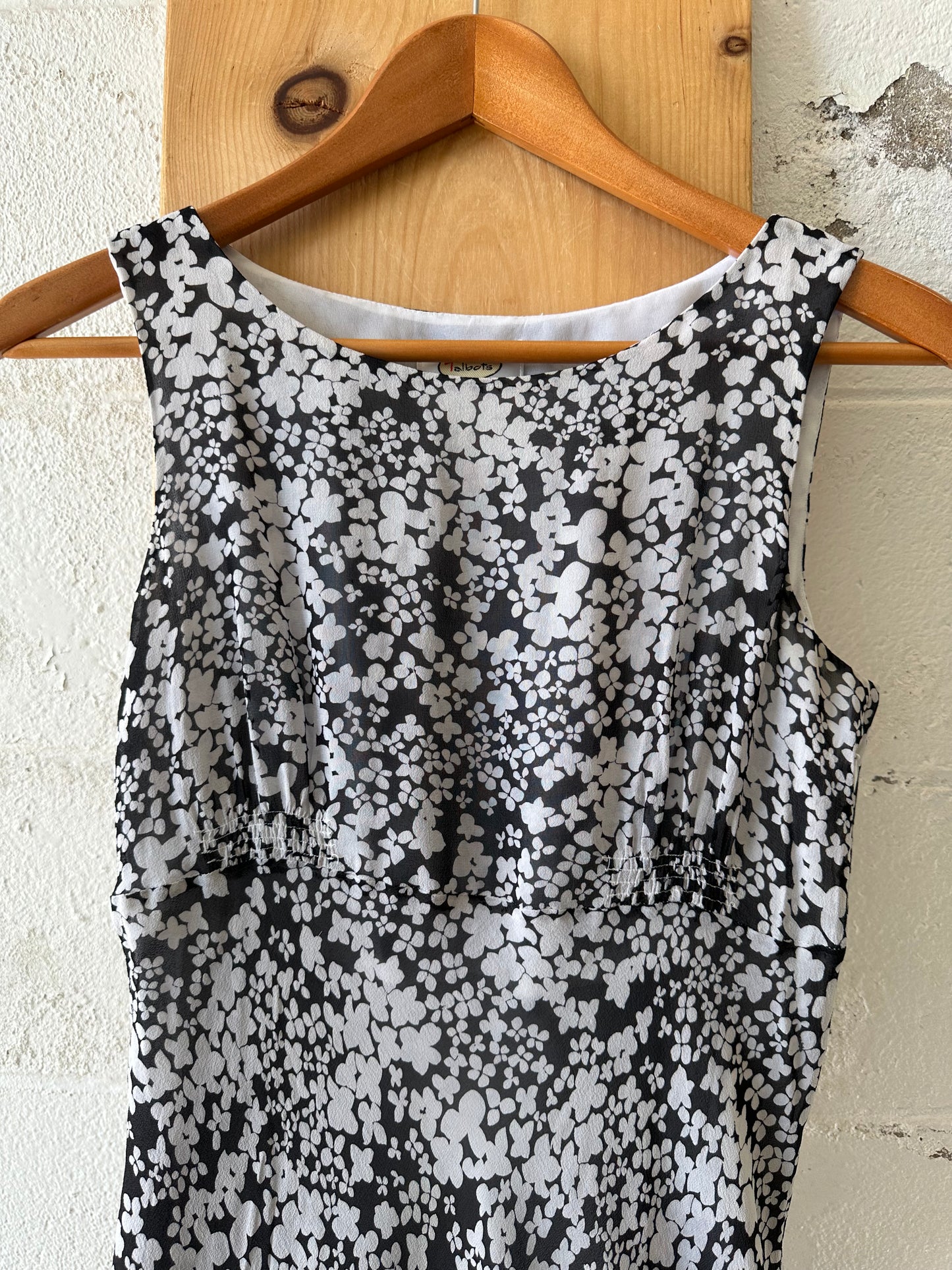 Vtg Silk Floral Dress : 4