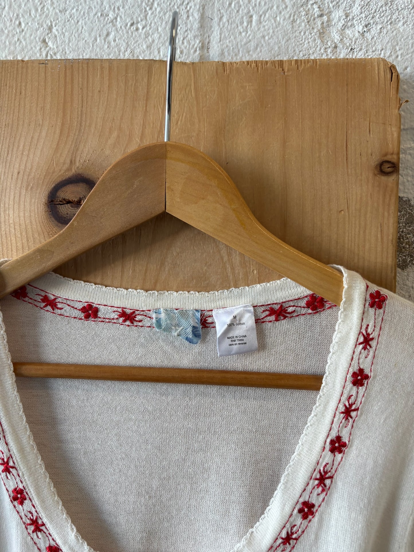 Cotton Peasant Top : M