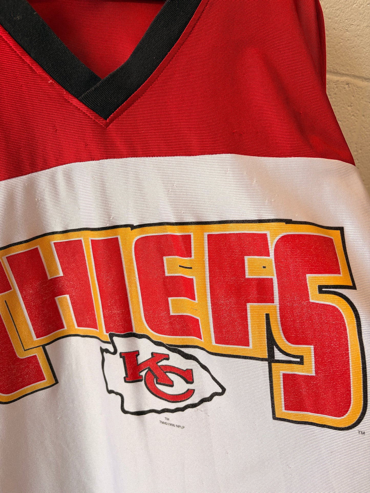90’s Chiefs 3/4 Length Jersey Shirt : L/XL