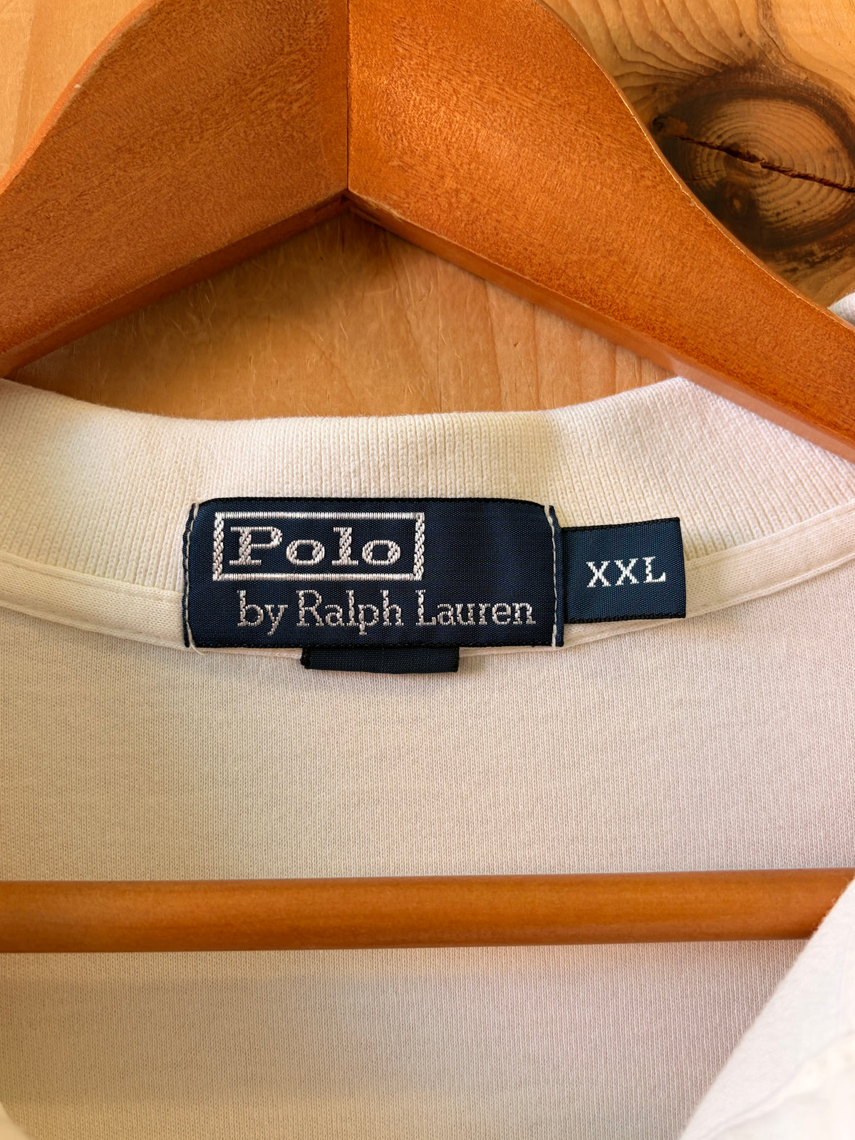 Cream Polo Ralph Lauren Long Sleeve : XXL