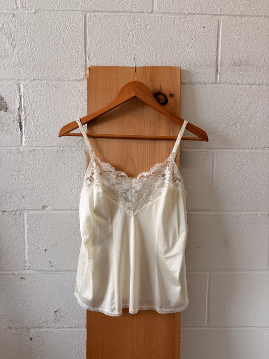Vtg Lace Trim Cami : M