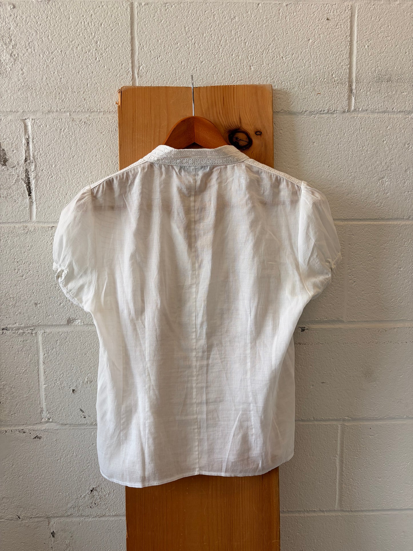 Dainty Pink & White Blouse : 8