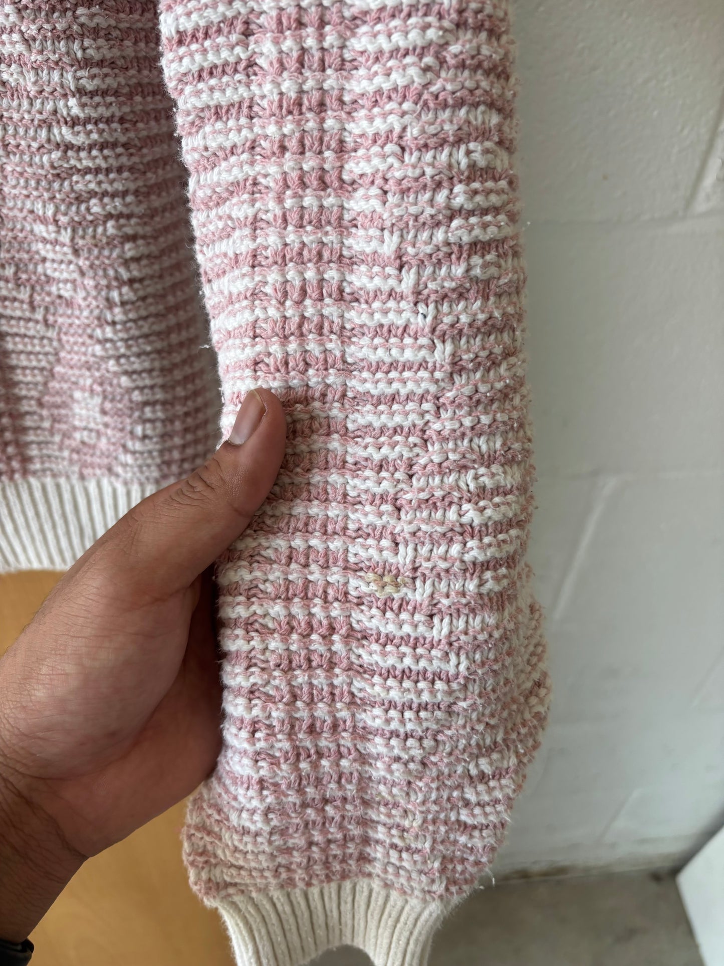Vtg Pink Lizsport Sweater : M