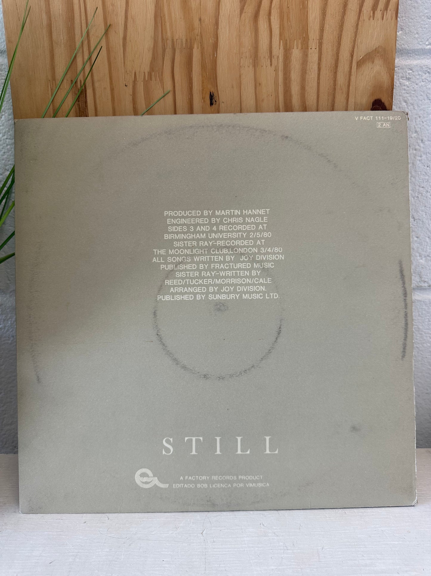 Joy Division Double Vinyl (Local Pick Up Only)