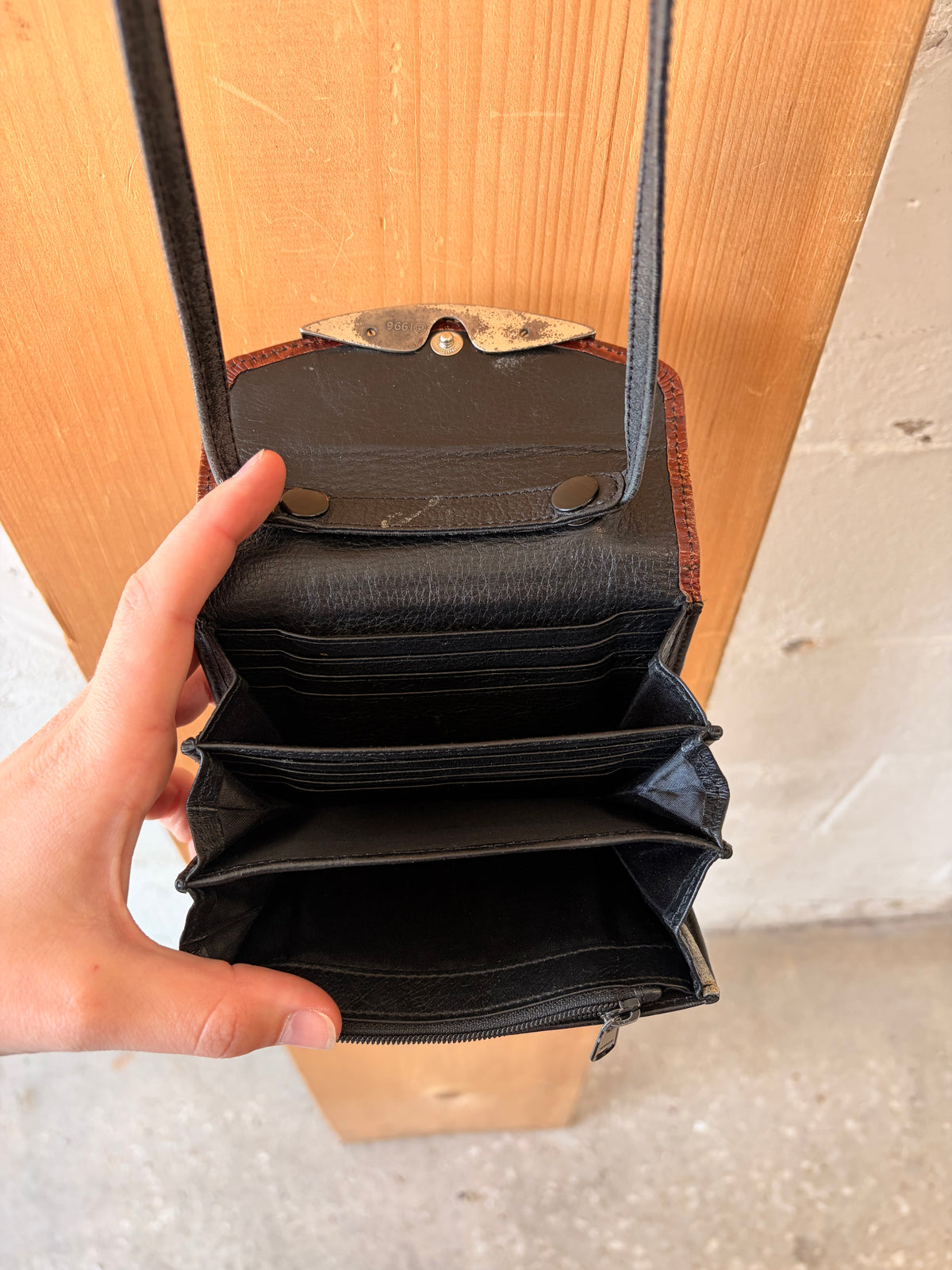 Vtg Brighton Bellisimo Wallet Crossbody Bag